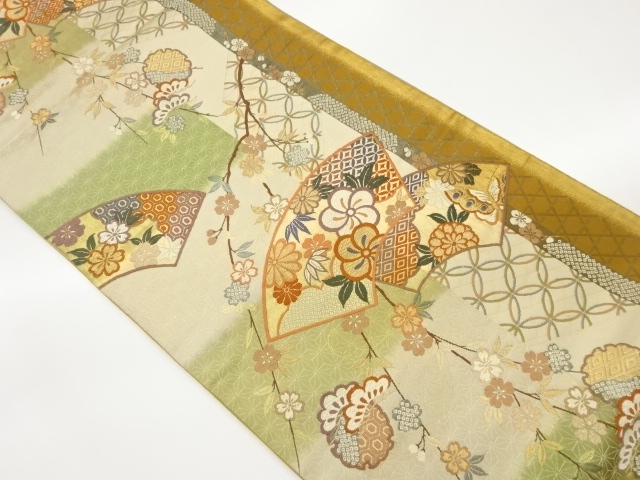 JAPANESE FUKURO OBI / WOVEN JIGAMI PATTERN